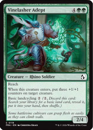 Vinelasher Adept (FRA-119) - common - Foil