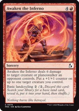 Awaken the Inferno (FRA-074) - common