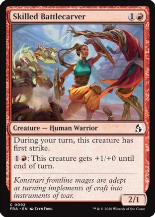 Skilled Battlecarver (FRA-092) - common - Foil