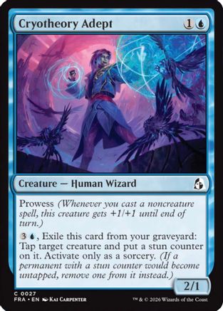 Cryotheory Adept (FRA-027) - common - Foil
