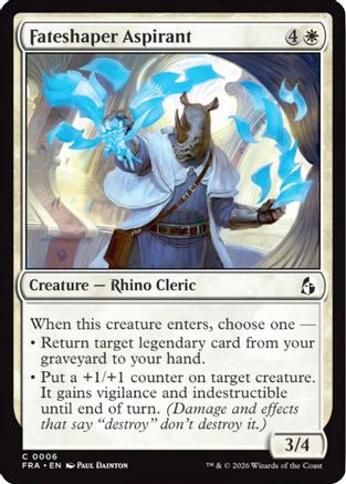 Fateshaper Aspirant (FRA-006) - common - Foil