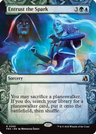 Entrust the Spark (Showcase) (FRA-350) - rare - Foil