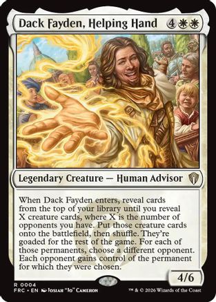 Dack Fayden, Helping Hand (FRC-004) - rare