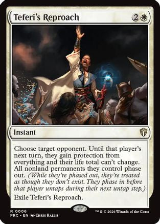 Teferi's Reproach (FRC-006) - rare