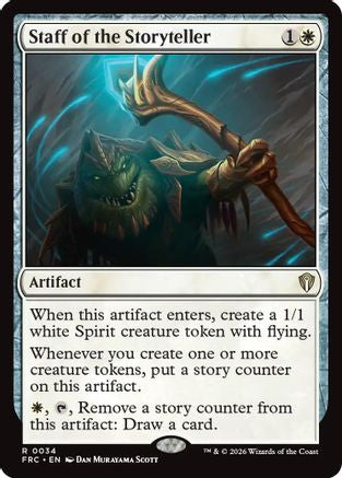 Staff of the Storyteller (FRC-034) - rare