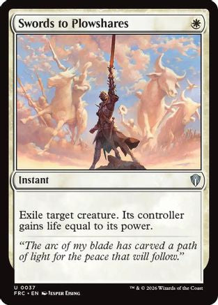 Swords to Plowshares (FRC-037) - uncommon