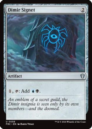 Dimir Signet (FRC-056) - uncommon