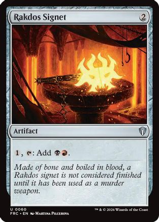 Rakdos Signet (FRC-060) - uncommon