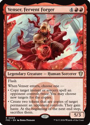 Venser, Fervent Forger (FRC-009) - rare