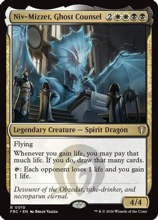Niv-Mizzet, Ghost Counsel (FRC-010) - rare