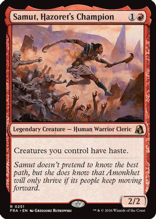 Samut, Hazoret's Champion (FRA-251) - rare - Foil