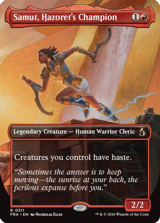Samut, Hazoret's Champion (Borderless) (FRA-311) - rare