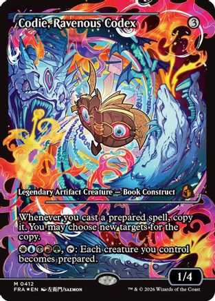 Codie, Ravenous Codex (Showcase) (FRA-412) - mythic - Foil