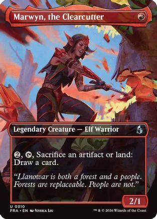 Marwyn, the Clearcutter (Borderless) (FRA-310) - uncommon