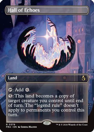 Hall of Echoes (Borderless) (FRA-379) - rare