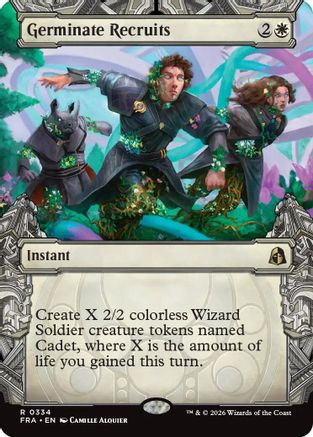 Germinate Recruits (Showcase) (FRA-334) - rare