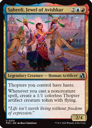 Saheeli, Jewel of Avishkar (FRA-275) - uncommon