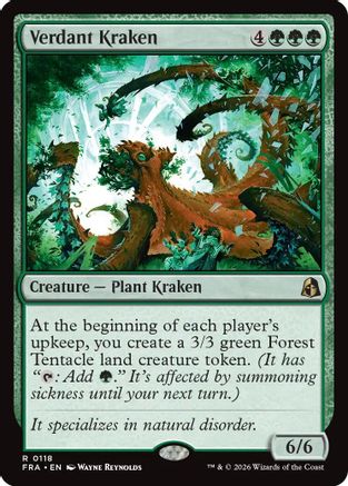 Verdant Kraken (FRA-118) - rare - Foil
