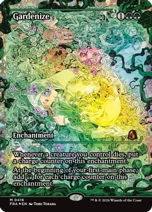 Gardenize (Showcase) (Fracture Foil) (0416) (FRA-416) - mythic - Foil
