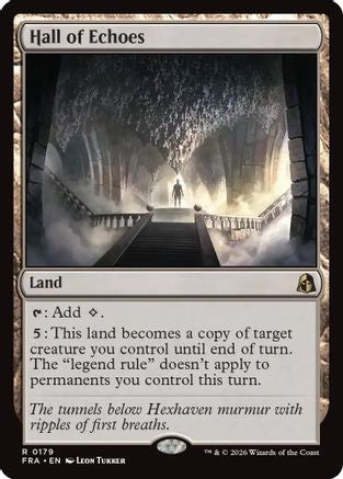 Hall of Echoes (FRA-179) - rare - Foil