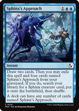 Sphinx's Approach (FRA-041) - common - Foil