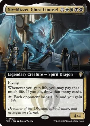 Niv-Mizzet, Ghost Counsel (Extended Art) (FRC-095) - rare