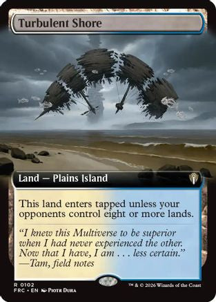 Turbulent Shore (Extended Art) (FRC-102) - rare