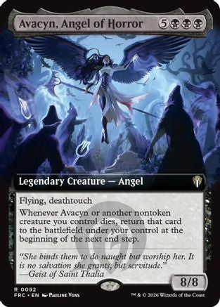 Avacyn, Angel of Horror (Extended Art) (FRC-092) - rare