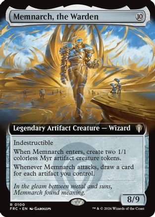 Memnarch, the Warden (Extended Art) (FRC-100) - rare