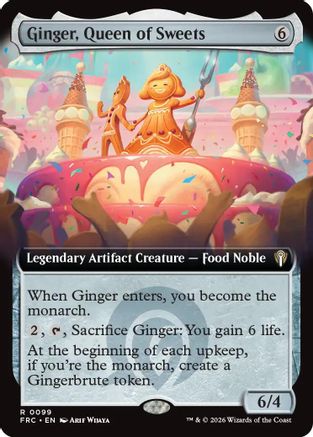 Ginger, Queen of Sweets (Extended Art) (FRC-099) - rare