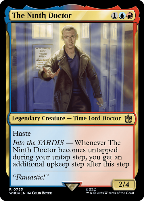 The Ninth Doctor (WHO-753) - rare - Foil