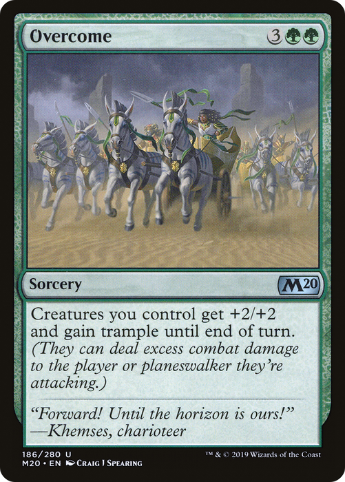 Overcome (M20-186) - uncommon - Foil