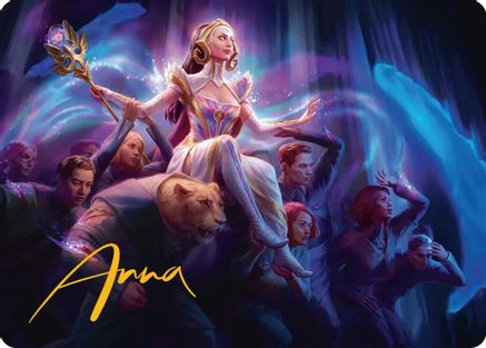 Return to the Light Realms Art Card (35/54) (Gold-Stamped Signature) (ASFRA-035) - special