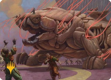 Craterclaw Colossus Art Card (Gold-Stamped) (ASFRA-016) - special