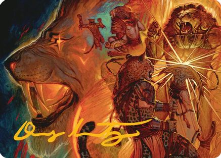 Way of the Warlord Art Card (Gold-Stamped Signature) (ASFRA-033) - special