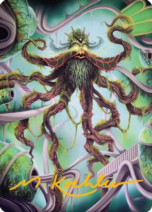 Verdant Kraken Art Card (Gold-Stamped Signature) (ASFRA-053) - special