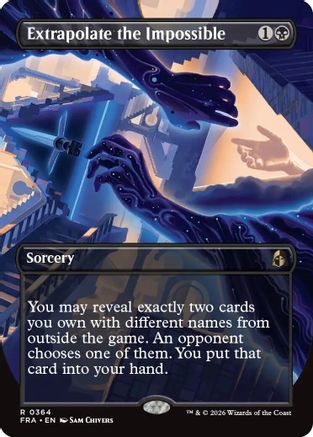 Extrapolate the Impossible (Borderless) (FRA-364) - rare - Foil