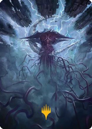 Emrakul, the Exigent Doom Art Card (Gold-Stamped) (ASFRA-001) - special