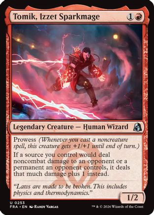 Tomik, Izzet Sparkmage (FRA-253) - uncommon - Foil