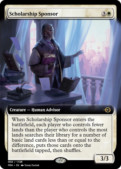 Scholarship Sponsor (PRM-89980) - rare - Foil
