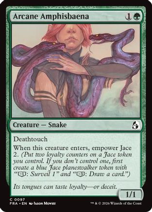 Arcane Amphisbaena (FRA-097) - common - Foil