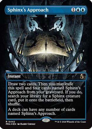 Sphinx's Approach (Borderless) (FRA-442) - rare - Foil