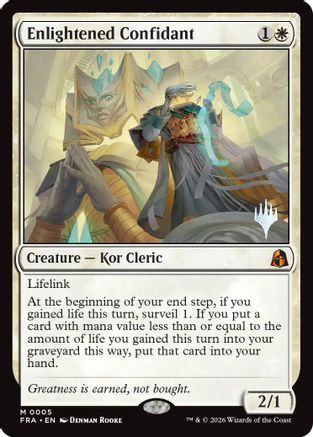 Enlightened Confidant (PPFRA-005) - mythic - Foil
