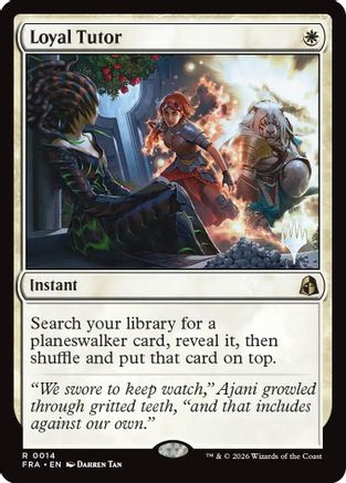 Loyal Tutor (PPFRA-014) - rare - Foil