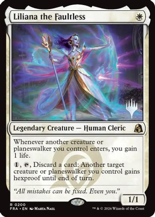Liliana the Faultless (PPFRA-200) - rare - Foil