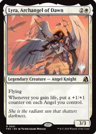 Lyra, Archangel of Dawn (PPFRA-201) - rare - Foil