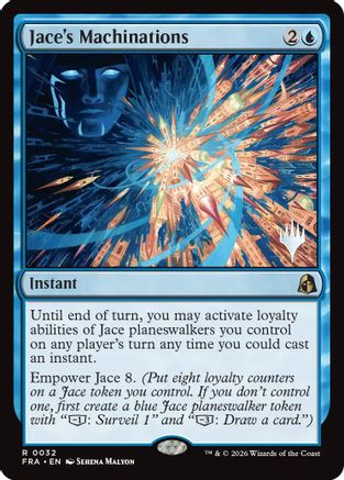Jace's Machinations (PPFRA-032) - rare