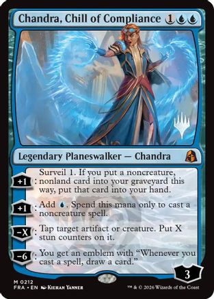 Chandra, Chill of Compliance (PPFRA-212) - mythic