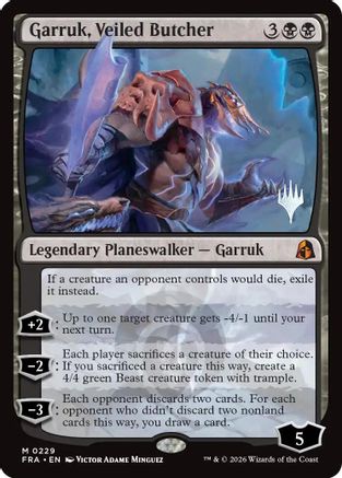 Garruk, Veiled Butcher (PPFRA-229) - mythic - Foil