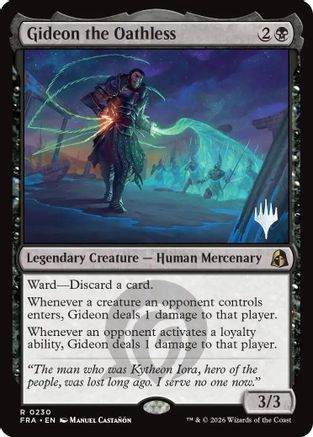 Gideon the Oathless (PPFRA-230) - rare - Foil